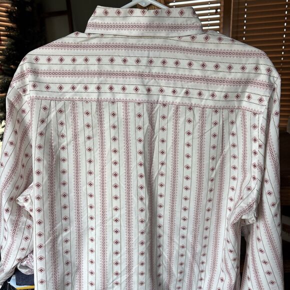 VIntage 90s Fink Classics Mens Shirt Plaid Red Flannel Button Up Medium USA - Picture 5 of 6